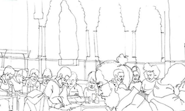 dibujatolrato café Iruña