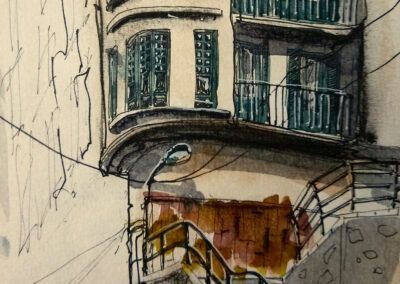 dibujatolrato Puente de la Ribera
