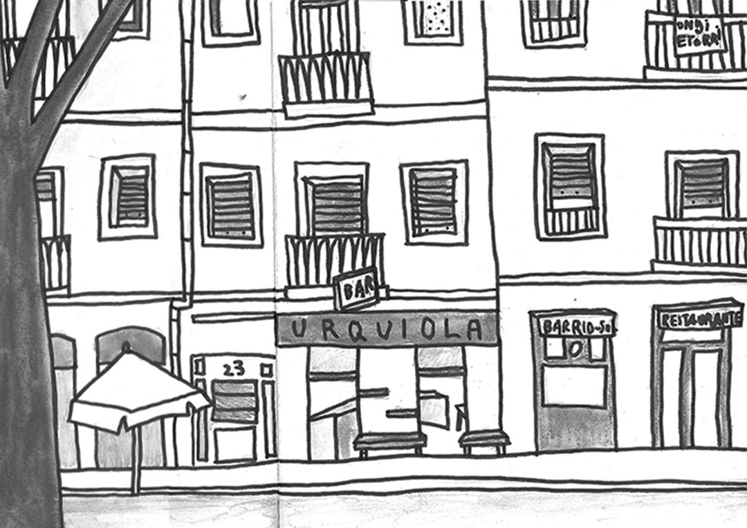 dibujatolrato Bar Urquiola