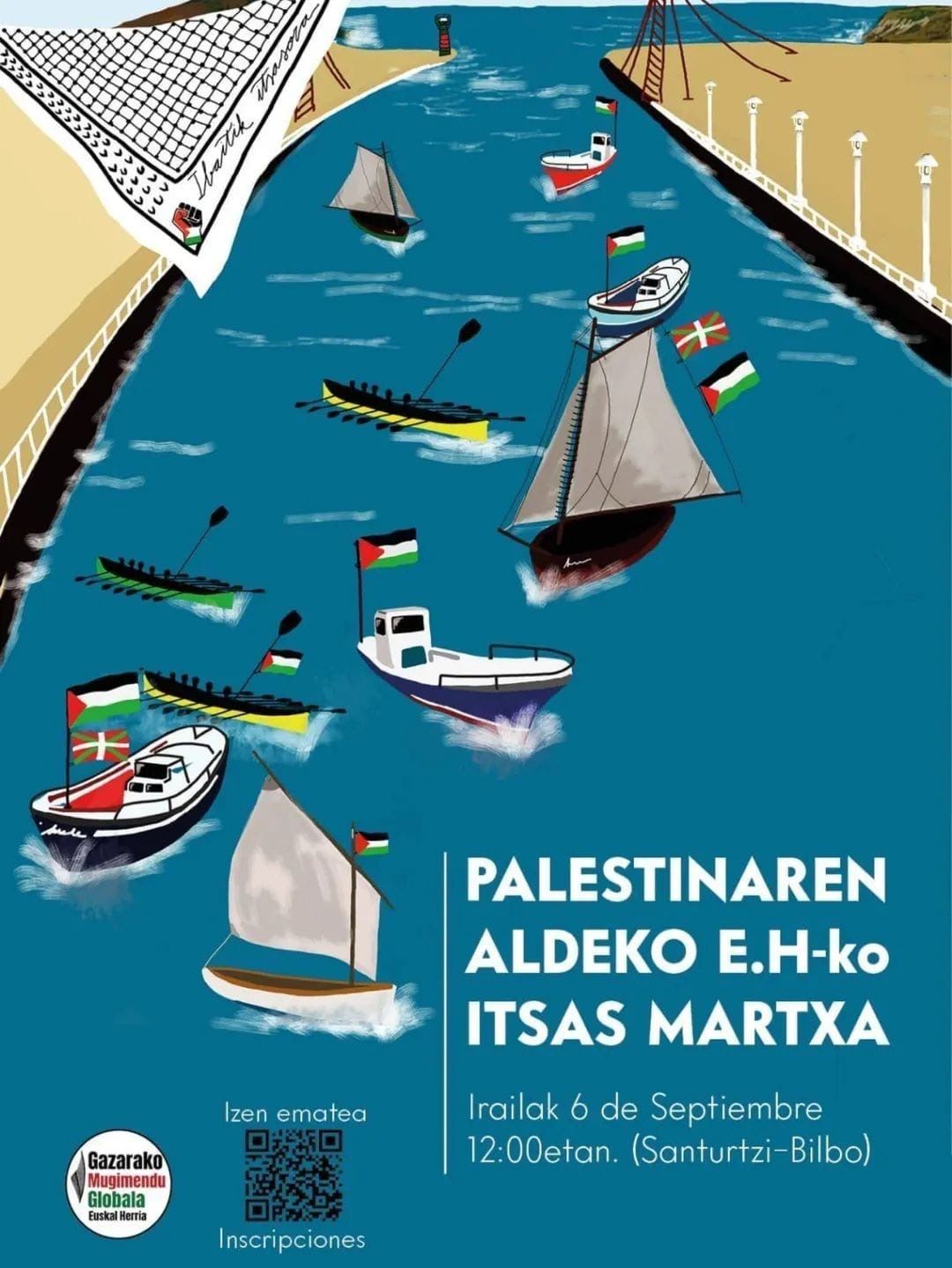 Marcha Maritima a favor de Palestina