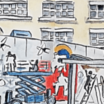 Ilustrazio Eguna, Visita de murales emblemáticos del barrio con Ruth Juan